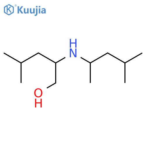 4-methyl-2-(4-methylpentan-2-yl)aminopentan-1-ol structure