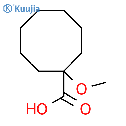 1-methoxycyclooctane-1-carboxylic acid structure