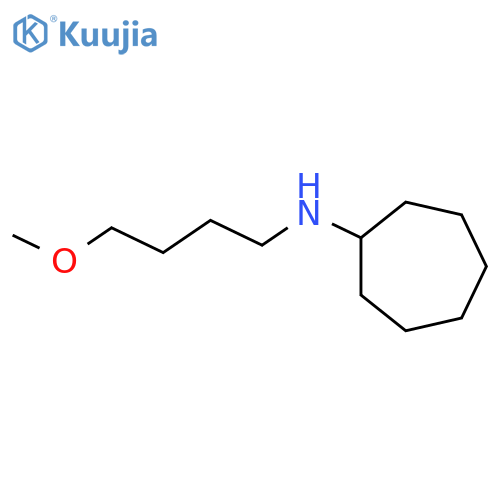 N-(4-methoxybutyl)cycloheptanamine structure
