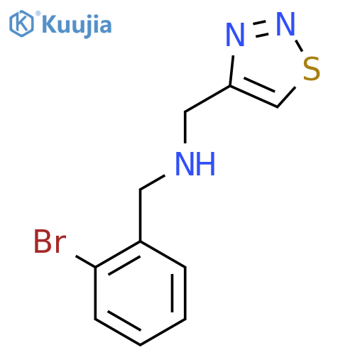 (2-bromophenyl)methyl(1,2,3-thiadiazol-4-yl)methylamine structure