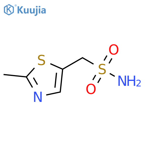 5-Thiazolemethanesulfonamide, 2-methyl- structure