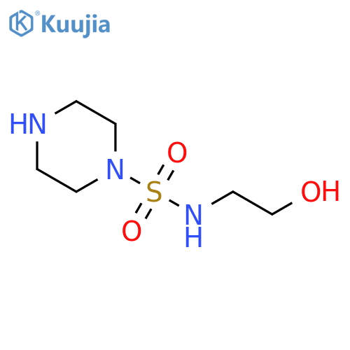 2-[(piperazine-1-sulfonyl)amino]ethan-1-ol structure