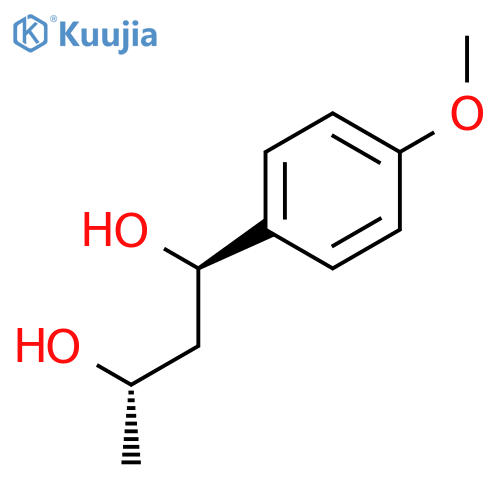 1,3-Butanediol, 1-(4-methoxyphenyl)-, (R*,S*)- structure
