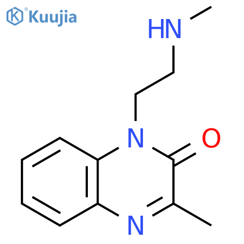 3-methyl-1-[2-(methylamino)ethyl]-1,2-dihydroquinoxalin-2-one structure