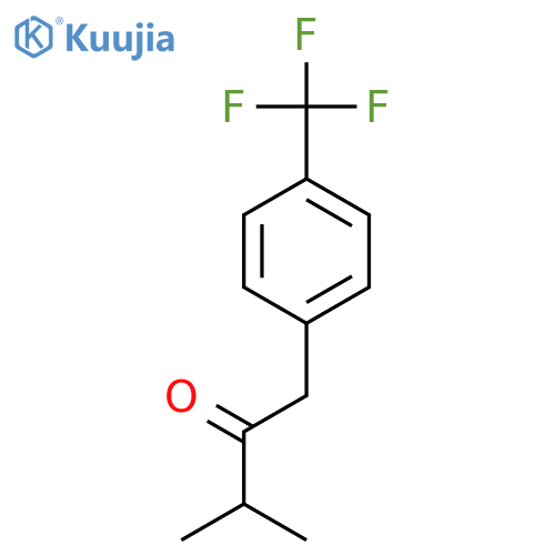 3-methyl-1-4-(trifluoromethyl)phenylbutan-2-one structure