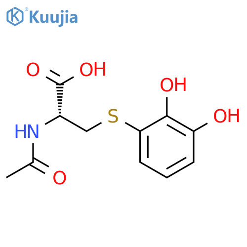 L-Cysteine,N-acetyl-S-(2,3-dihydroxyphenyl)- structure
