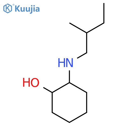 2-[(2-Methylbutyl)amino]cyclohexan-1-ol structure