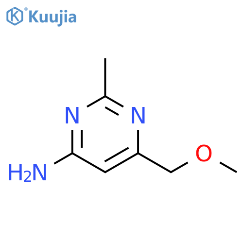 6-(methoxymethyl)-2-methylpyrimidin-4-amine structure