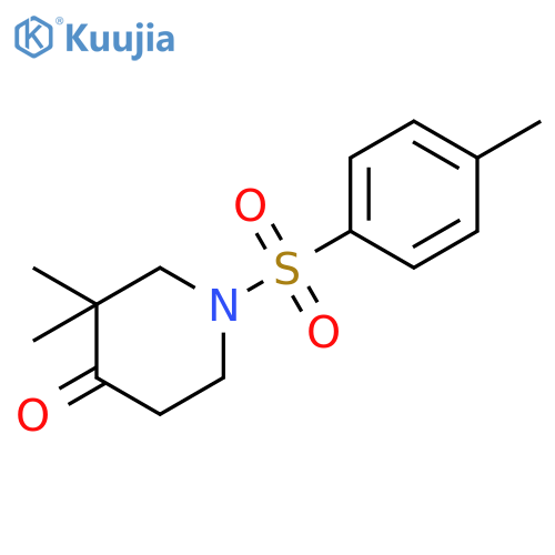 3,3-Dimethyl-1-tosylpiperidin-4-one structure