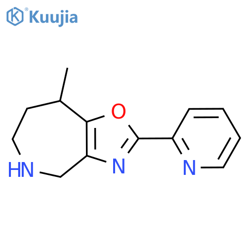 8-Methyl-2-(pyridin-2-yl)-5,6,7,8-tetrahydro-4H-oxazolo[4,5-c]azepine structure