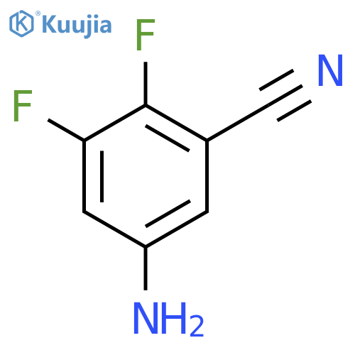 5-Amino-2,3-difluorobenzonitrile structure