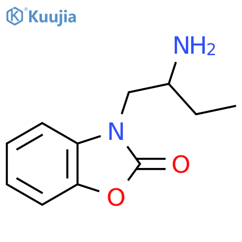 3-(2-aminobutyl)-2,3-dihydro-1,3-benzoxazol-2-one structure