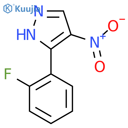 3-(2-Fluorophenyl)-4-nitro-1H-pyrazole structure