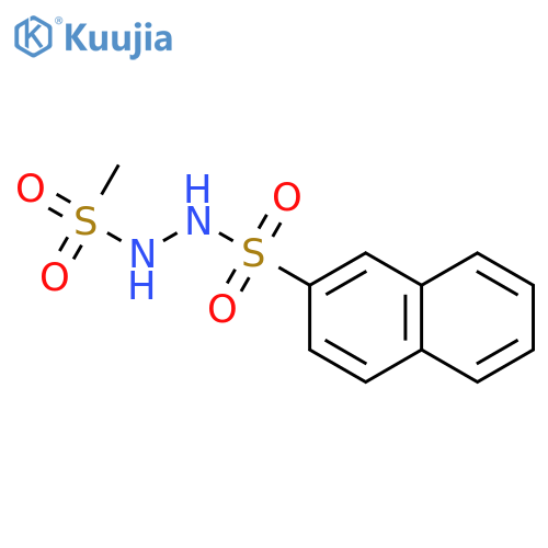 2-Naphthalenesulfonic acid, 2-(methylsulfonyl)hydrazide structure