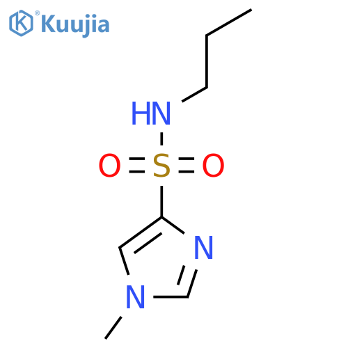 1-methyl-N-propyl-1H-imidazole-4-sulfonamide structure