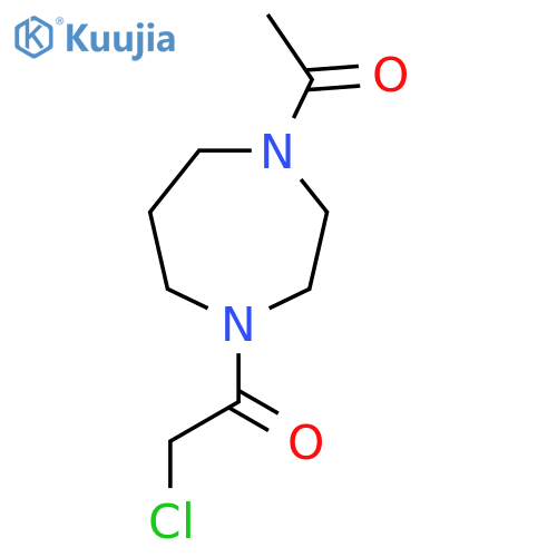 1-(4-Acetyl-[1,4]diazepan-1-yl)-2-chloro-ethanone structure