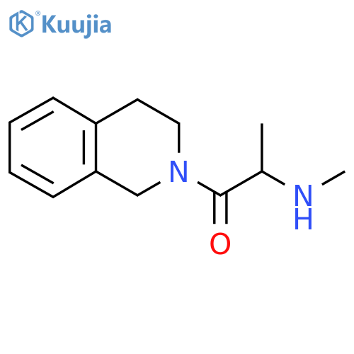 2-(methylamino)-1-(1,2,3,4-tetrahydroisoquinolin-2-yl)propan-1-one structure