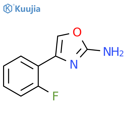 4-(2-fluorophenyl)-1,3-oxazol-2-amine structure
