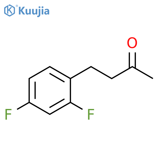 4-(2,4-difluorophenyl)butan-2-one structure