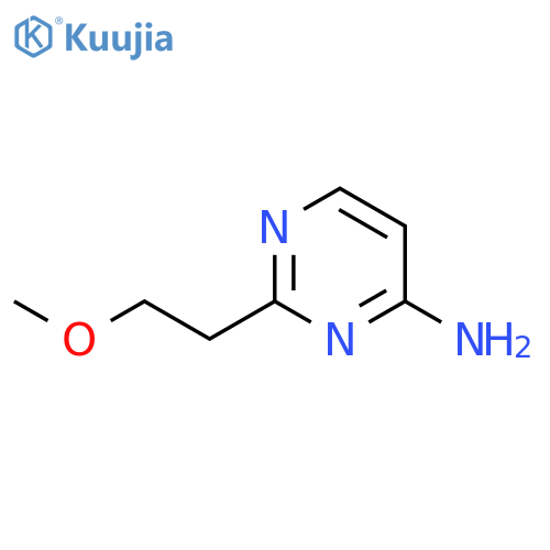 2-(2-methoxyethyl)pyrimidin-4-amine structure