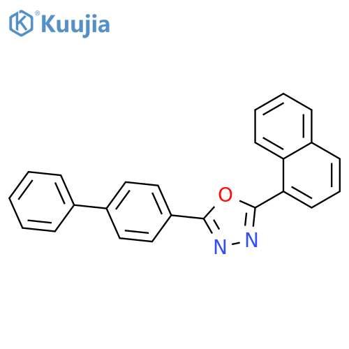2-(1-Naphthyl-5-(4-biphenylyl))-1,3,4-oxadiazole structure