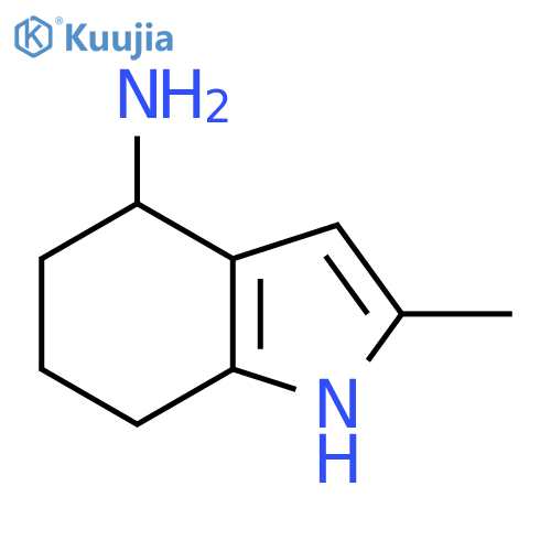 2-Methyl-4,5,6,7-tetrahydro-1H-indol-4-amine structure