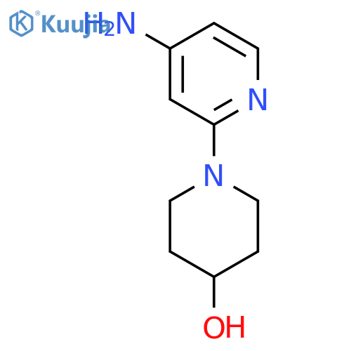 1-(4-Aminopyridin-2-yl)piperidin-4-ol structure
