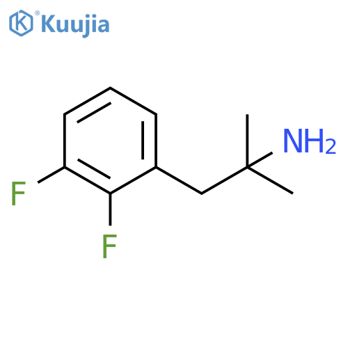 1-(2,3-difluorophenyl)-2-methylpropan-2-amine structure