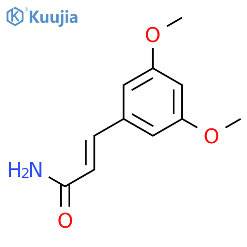 3,5-Dimethoxycinnamide structure