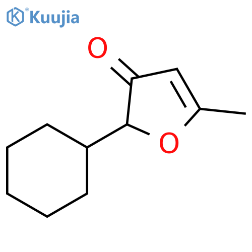 2-CYCLOHEXYL-5-METHYL-3(2H)-FURANONE structure