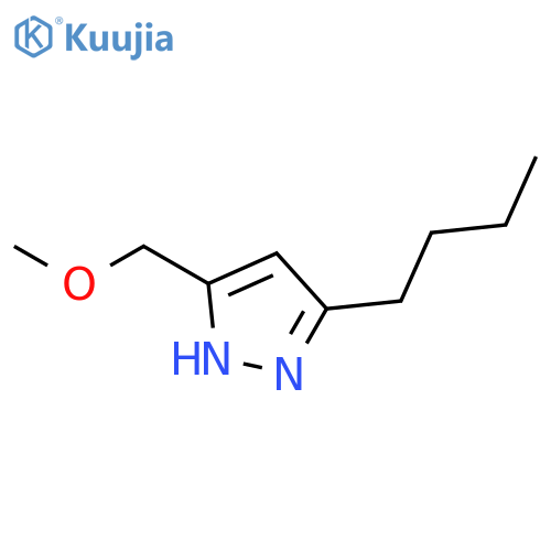 1H-Pyrazole, 3-butyl-5-(methoxymethyl)- structure
