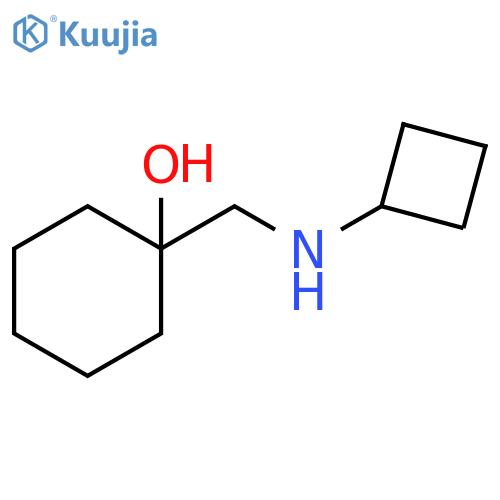 1-[(cyclobutylamino)methyl]cyclohexan-1-ol structure