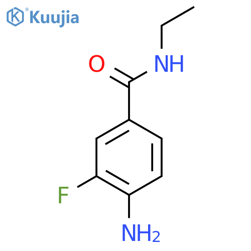 4-Amino-n-ethyl-3-fluorobenzamide structure