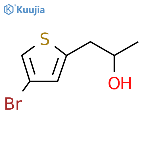 1-(4-bromothiophen-2-yl)propan-2-ol structure