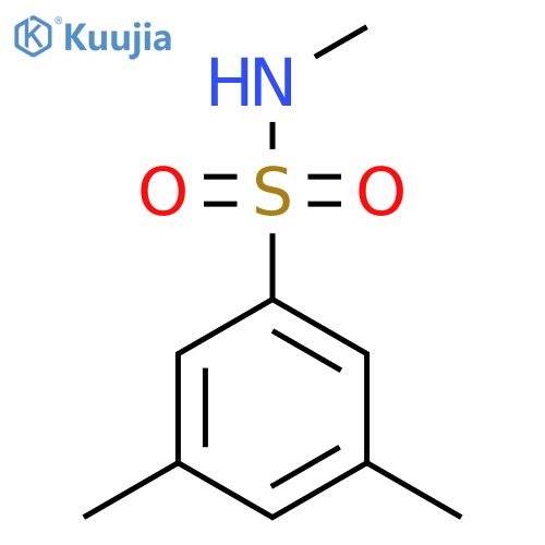 N,3,5-trimethylbenzene-1-sulfonamide structure