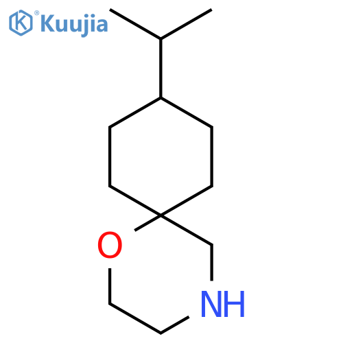 9-(Propan-2-yl)-1-oxa-4-azaspiro[5.5]undecane structure