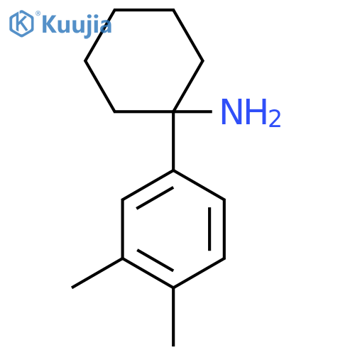 1-(3,4-dimethylphenyl)cyclohexan-1-amine structure