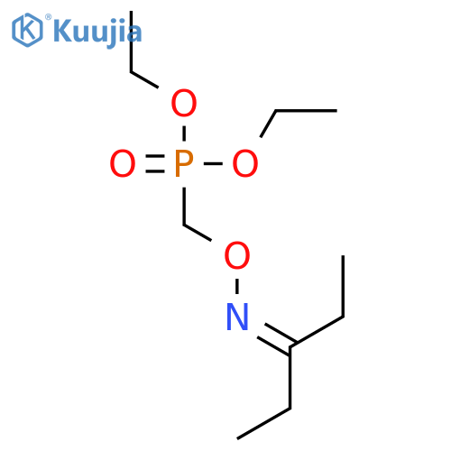 Phosphonic acid, [[[(1-ethylpropylidene)amino]oxy]methyl]-, diethyl ester structure