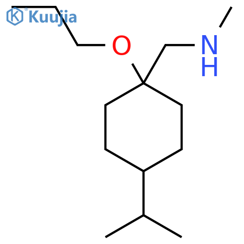 methyl({4-(propan-2-yl)-1-propoxycyclohexylmethyl})amine structure