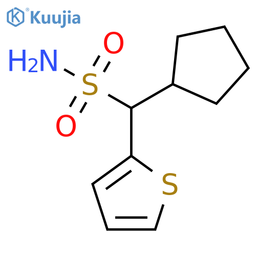 Cyclopentyl(thiophen-2-yl)methanesulfonamide structure