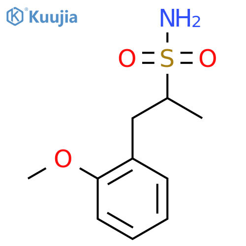 1-(2-Methoxyphenyl)propane-2-sulfonamide structure