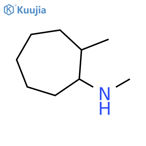 N,2-dimethylcycloheptan-1-amine structure