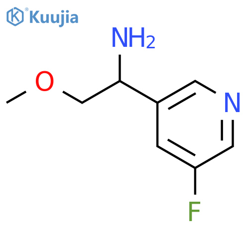 1-(5-fluoropyridin-3-yl)-2-methoxyethan-1-amine structure