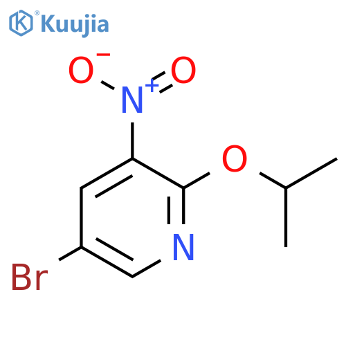 5-Bromo-3-nitro-2-propan-2-yloxypyridine structure