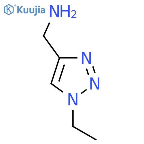 (1-Ethyl-1H-1,2,3-triazol-4-YL)methanamine structure