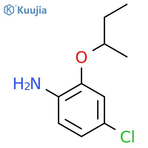 2-(Butan-2-yloxy)-4-chloroaniline structure