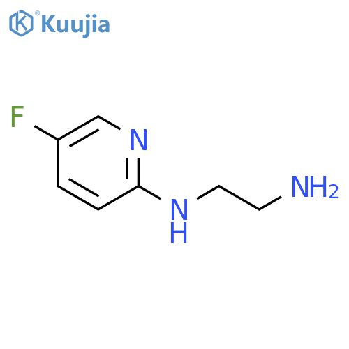 N1-(5-fluoropyridin-2-yl)ethane-1,2-diamine structure