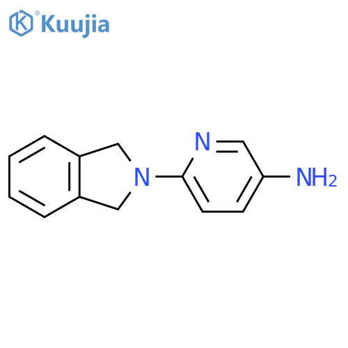 6-(2,3-dihydro-1H-isoindol-2-yl)pyridin-3-amine structure
