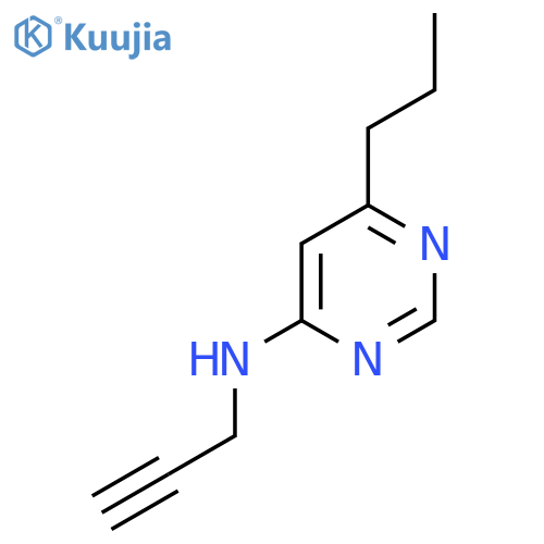 N-(Prop-2-yn-1-yl)-6-propylpyrimidin-4-amine structure