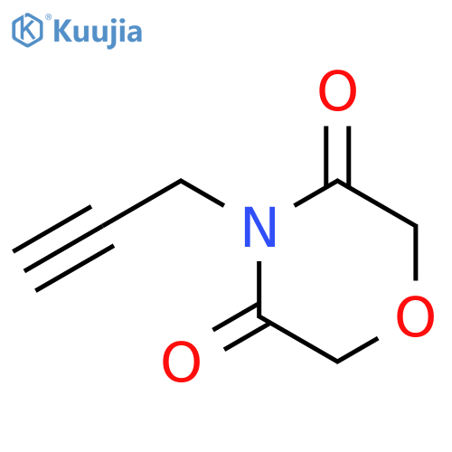 4-(prop-2-yn-1-yl)morpholine-3,5-dione structure